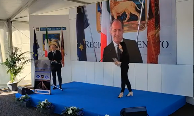 Il Presidente Zaia All Inaugurazione Dell Innesto Tra La Pedemontana E