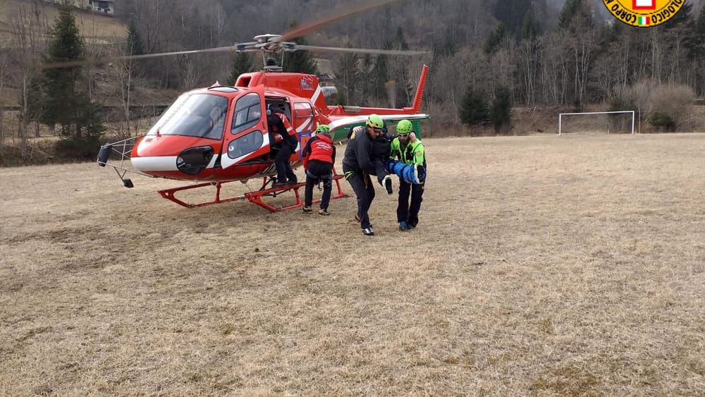 Sciatrice di Portogruaro recuperata dal Soccorso Alpino