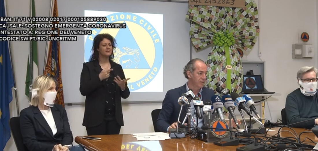 Zaia, Ordinanza di Pasquetta: stop al limite dei 200 metri e i supermercati restano chiusi la domenica