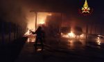 Incendio a Campagna Lupia: a fuoco un fienile in via I Maggio VIDEO e GALLERY