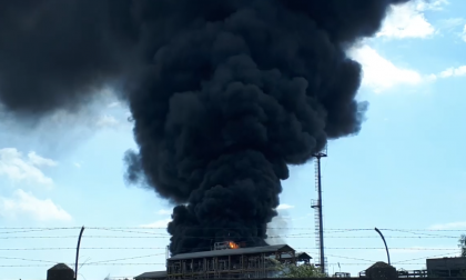Incendio a Porto Marghera: fiamme nei pressi degli impianti 3V Sigma VIDEO