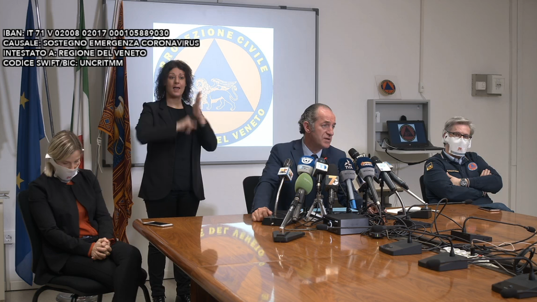 Zaia: “Il virus non è un’invenzione delle aziende farmaceutiche”.