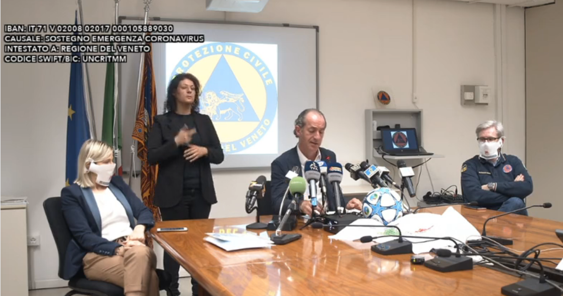 Zaia: “Germania apre con Austria e non con Italia? Lo trovo offensivo”