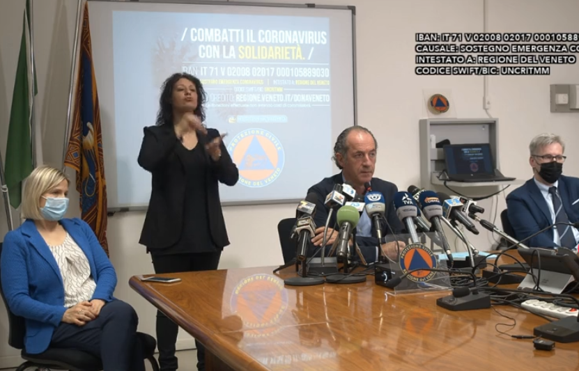 Zaia su turismo: “Inammissibile parlare ancora se tra poche settimane sarà finita la stagione”