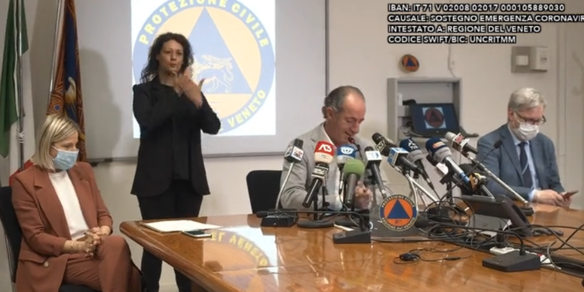 Zaia: “Indosseremo le mascherine per tutta l’estate?” Si deciderà il 15 luglio…
