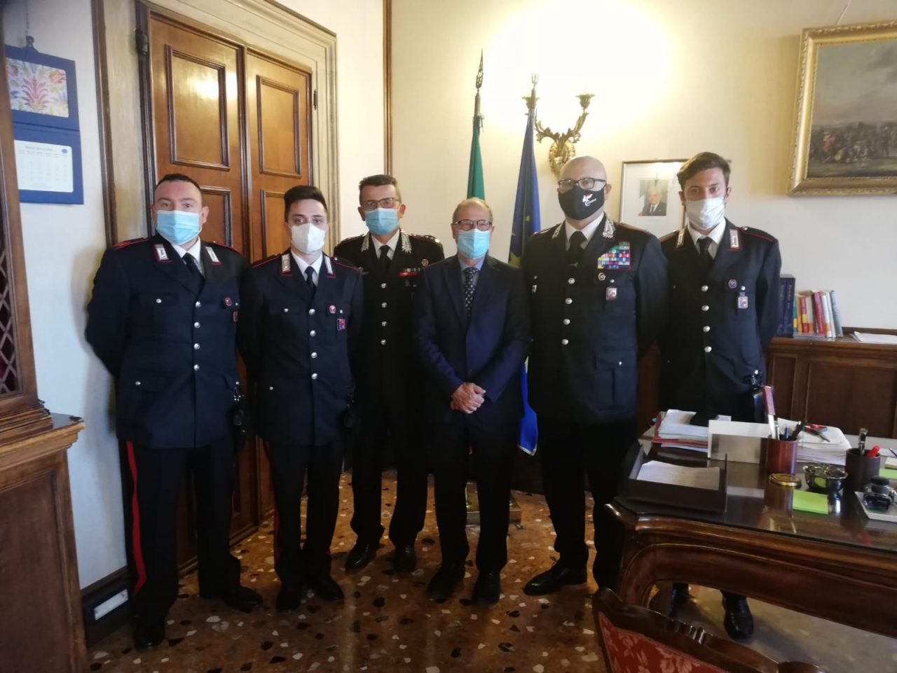 Mira: riconoscimento del Prefetto di Venezia ai militari che avevano evitato il peggio…