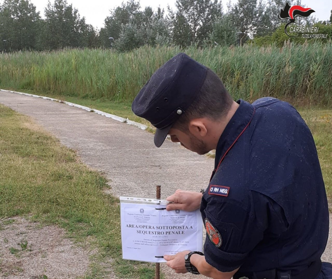 Parco San Giuliano, violato il codice dei beni culturali, sequestrate alcune aree