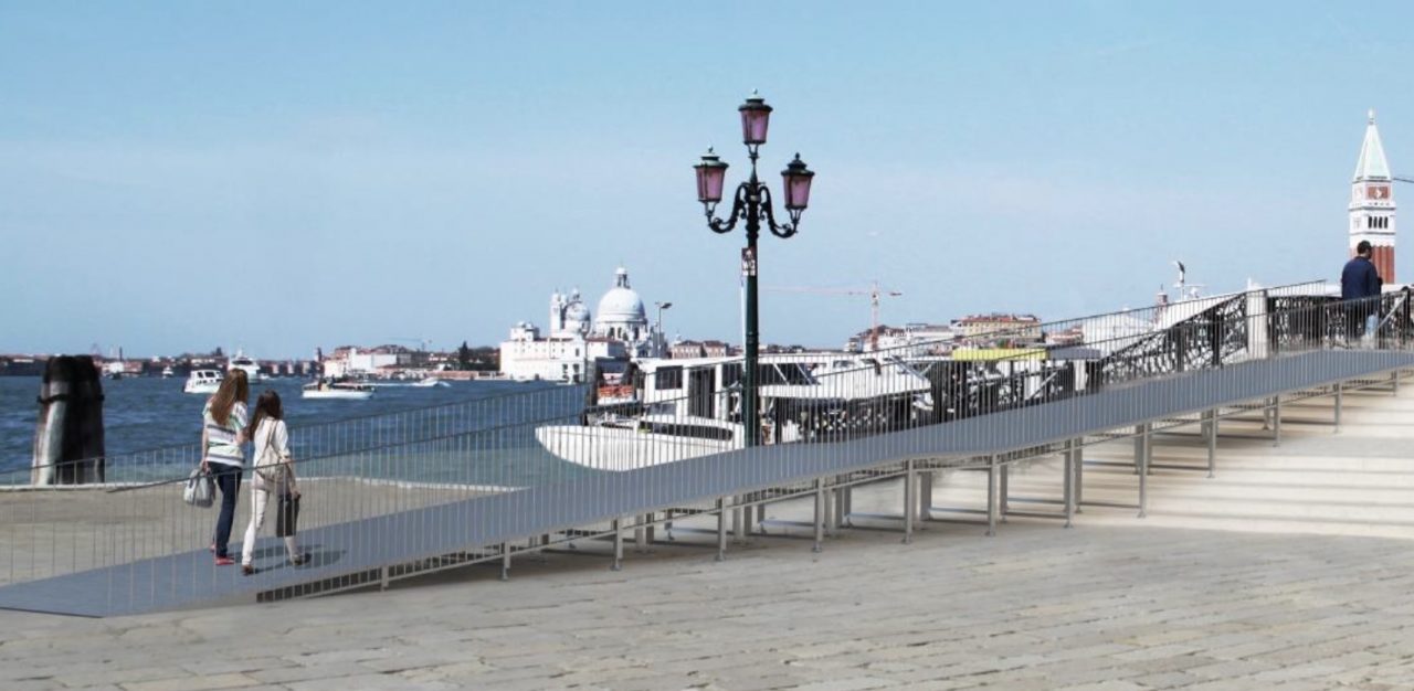 Accessibilità: nuove rampe su 5 ponti che vanno da riva degli Schiavoni ai Giardini della Biennale