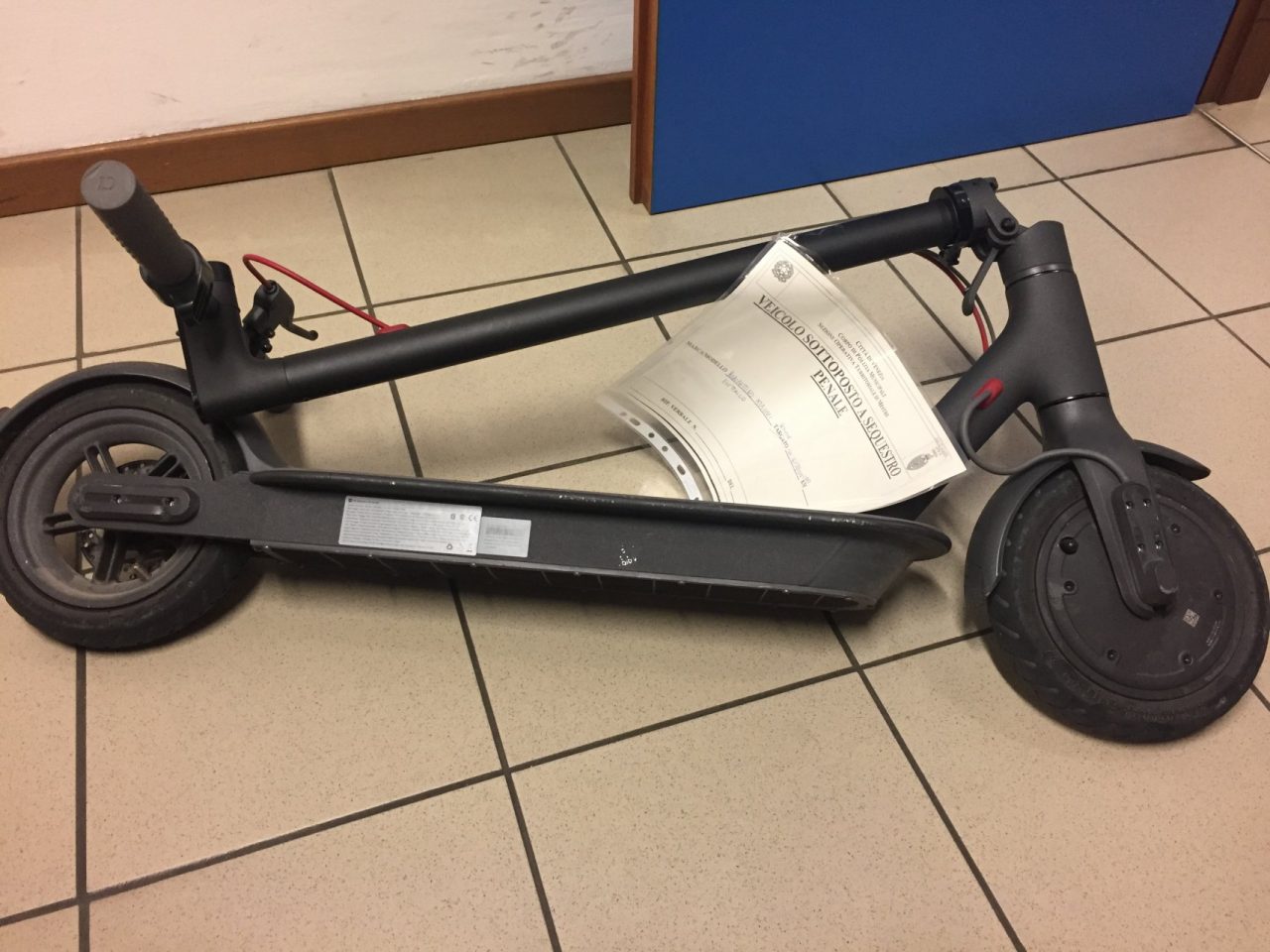 Monopattino elettrico rubato a Mestre: denunciato per ricettazione papà moldavo