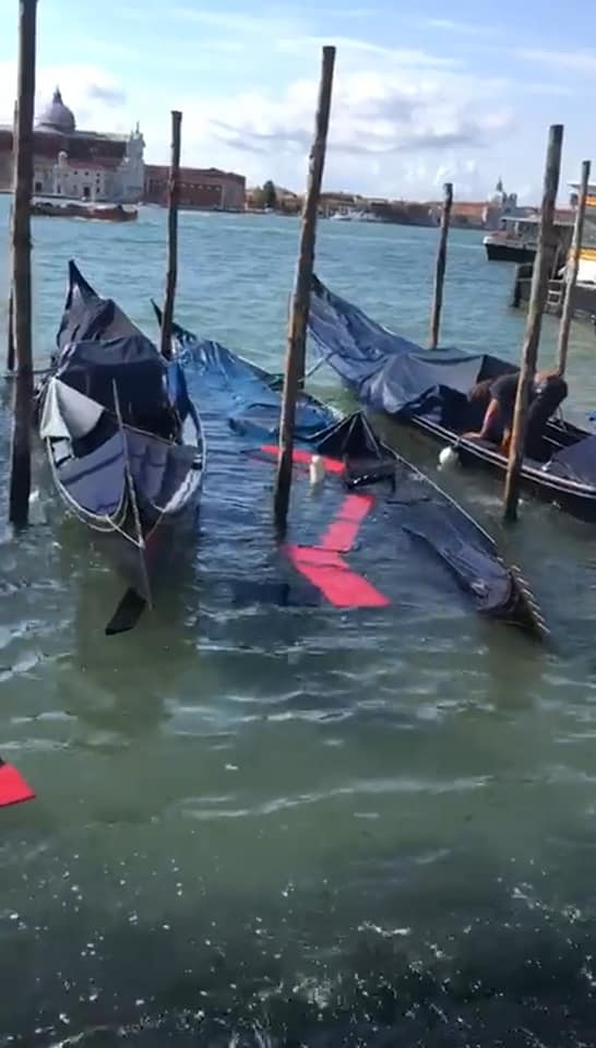 Violentissimo temporale su Venezia: grandine e pioggia sul centro cittadino