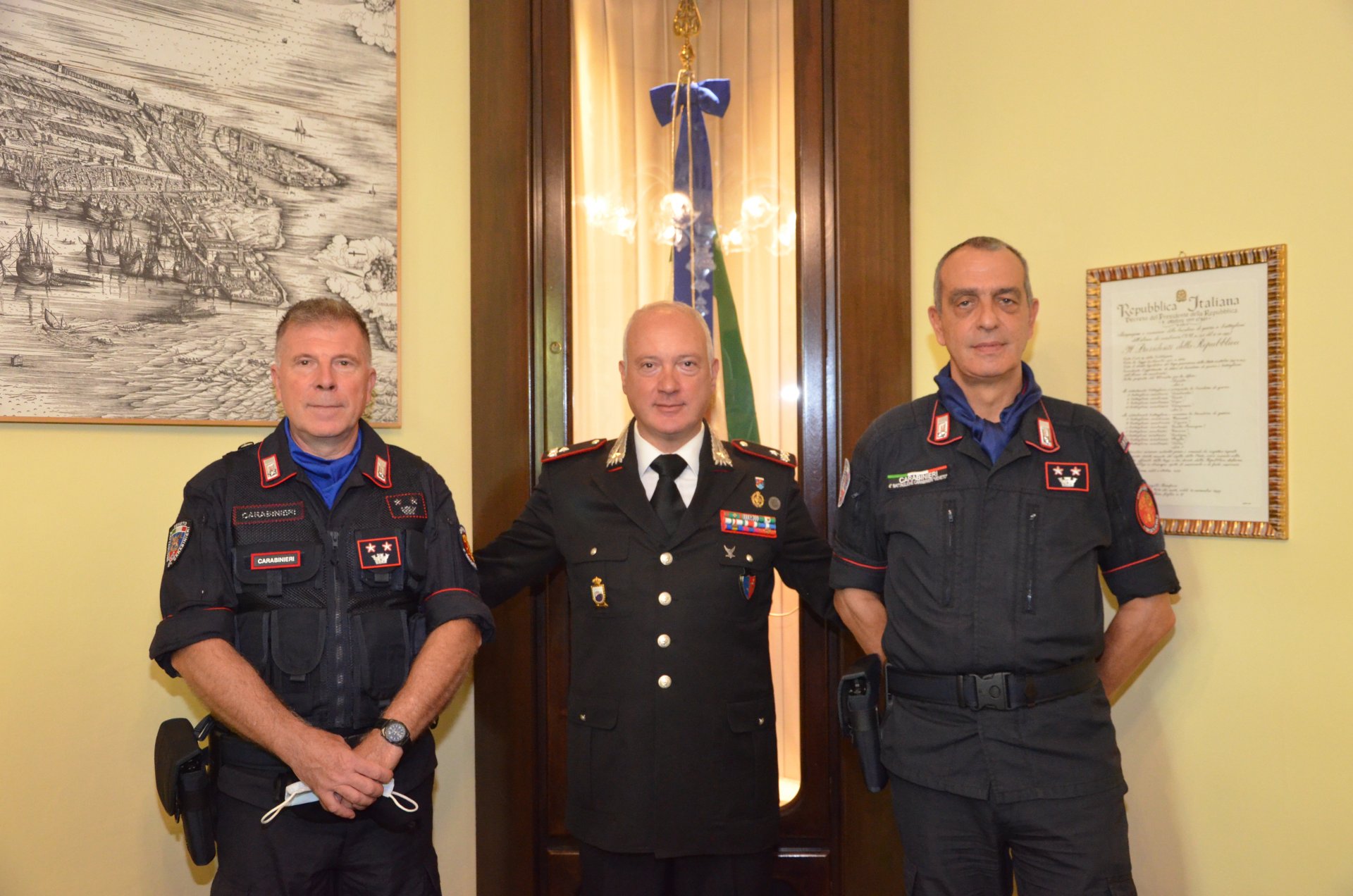 Carabinieri, cambio al vertice del 4° Battaglione "Veneto": il tenente colonnello Occhioni ai saluti