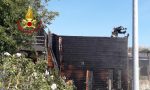 Portogruaro, a fuoco abitazione con tetto in legno: incendio domato - FOTO
