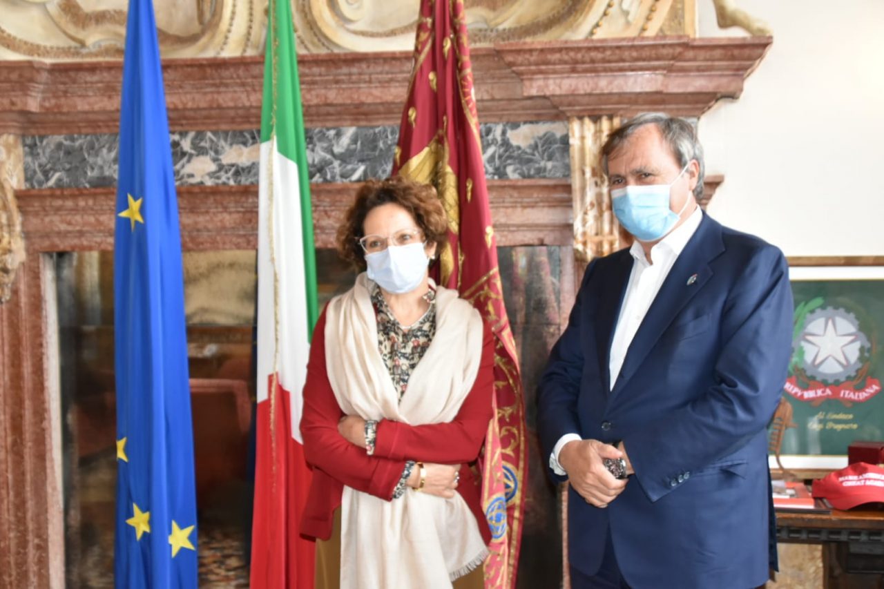 Il sindaco Brugnaro incontra la professoressa Lippiello, rettrice di Ca’ Foscari