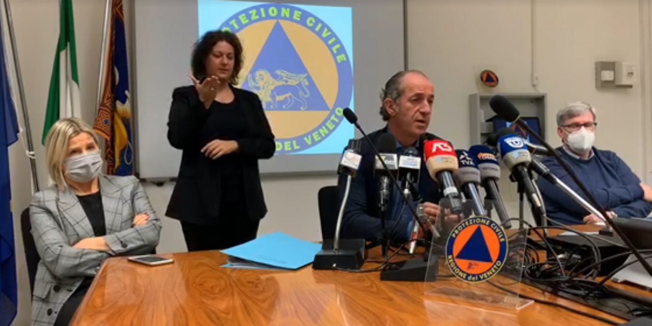 Covid, Zaia: “Con 50 ricoveri al giorno, presto in terza fascia” | +1526 positivi in Veneto | Dati 27 ottobre 2020