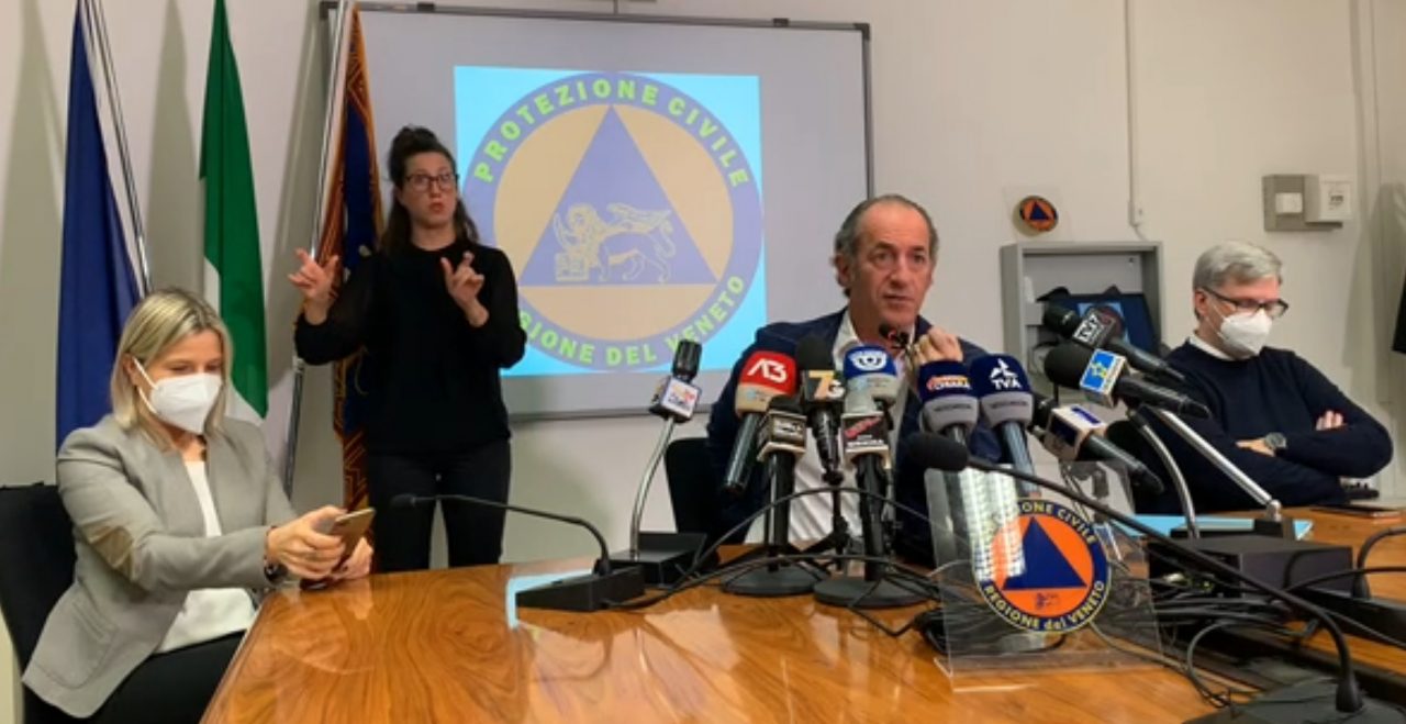 Covid, Zaia: “Picco a metà novembre” | +1.544 positivi | Dati 2 novembre 2020