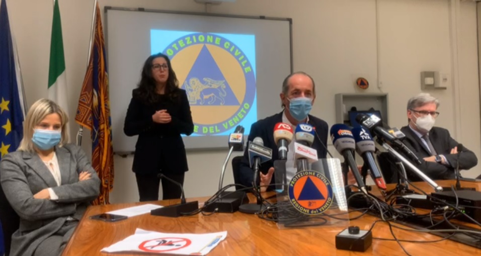Covid, Zaia: “Area gialla un boomerang, domani nuova ordinanza” | +2540 positivi | Dati 23 novembre 2020