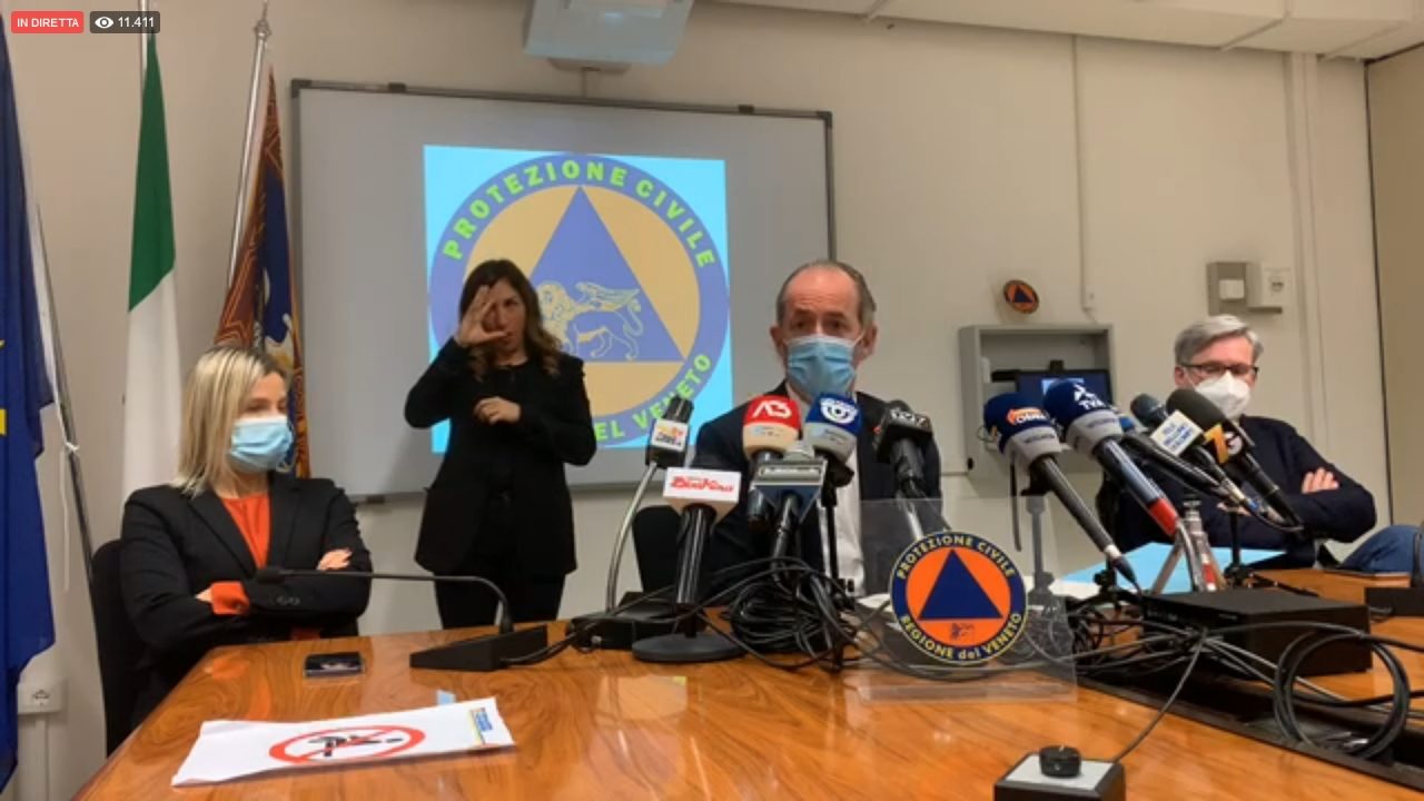 Covid, Zaia: "Curva appiattita ma non illudiamoci, Rt a 1,20" | + 2003 positivi | Dati 30 novembre 2020