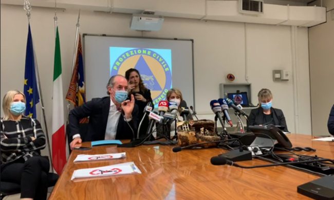 Covid, Zaia: “Veneto con più positivi in Italia? Falso!” | +2427 positivi | Dati 9 dicembre 2020