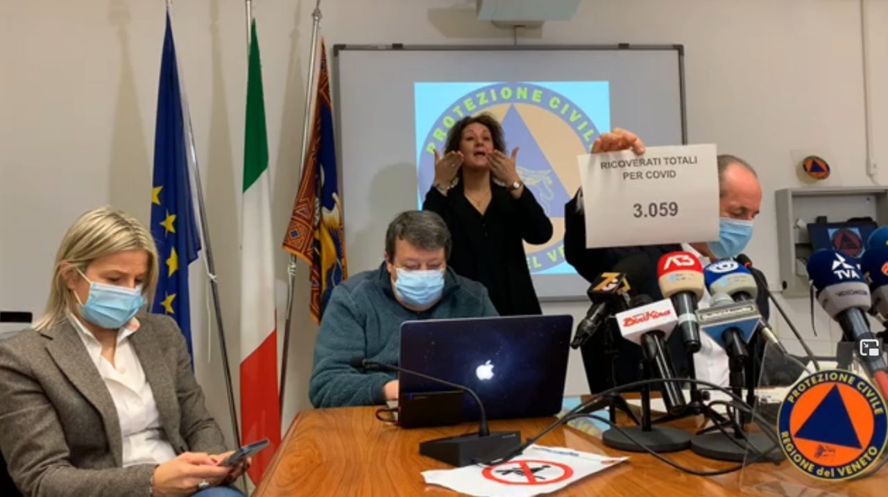 Covid, Zaia: “Il futuro? Un punto interrogativo” | + 3607 positivi | Dati del 5 dicembre 2020