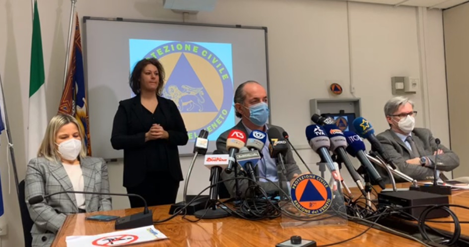 Covid, Zaia: “Ristori? Al Veneto dovrebbero arrivare 19 milioni” | +2535 positivi | Dati 1 dicembre 2020