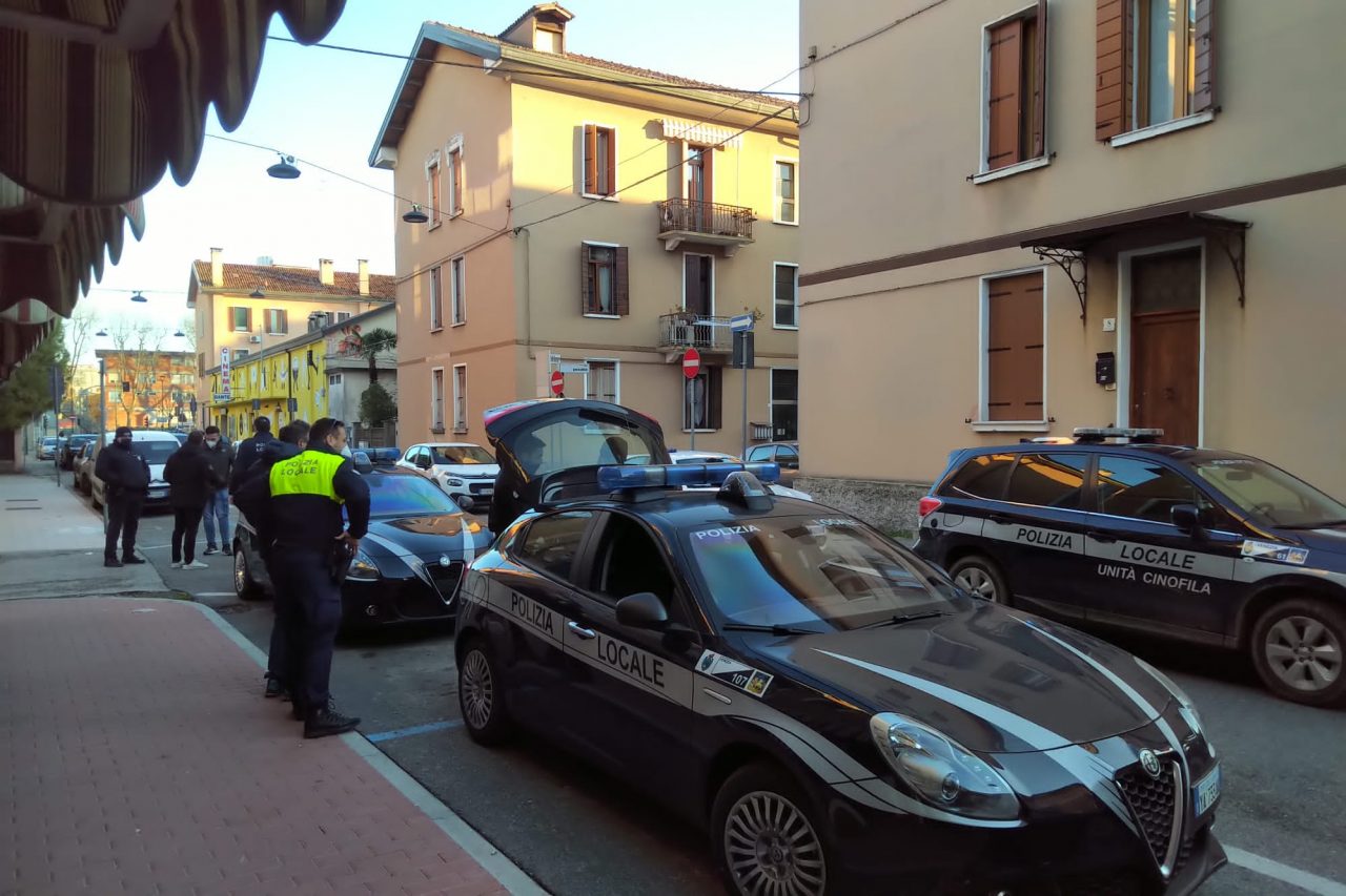 Rione Piave a Mestre: un arresto e una denuncia a piede libero della Polizia locale
