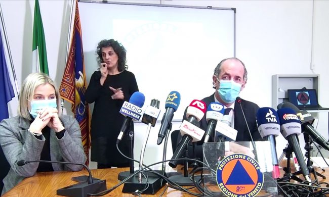 Covid, Zaia: “Ordinanza scuole, il Tar non l’ha sospesa. Ottimismo per zona gialla” |+1.003 positivi | Dati 21 gennaio 2021