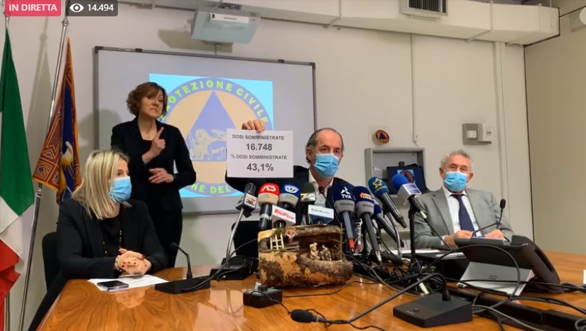 Covid, nuova ordinanza Zaia: “Scuole superiori chiuse per tutto gennaio”