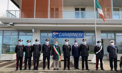 Sede provvisoria dei Carabinieri, la visita del sindaco Zoggia