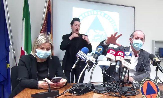 Covid, Zaia: “Attorno a noi i contagi sono vivaci, evitiamo assembramenti” | +442 positivi | Dati 8 febbraio 2021