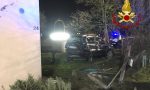 Piomba con l'auto in un giardino privato: paura a Santa Maria di Sala
