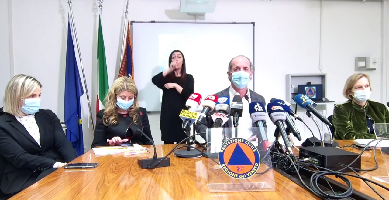 Covid, l’appello di Zaia: “Ci servono i vaccini” | +1042 positivi | Dati 18 febbraio 2021