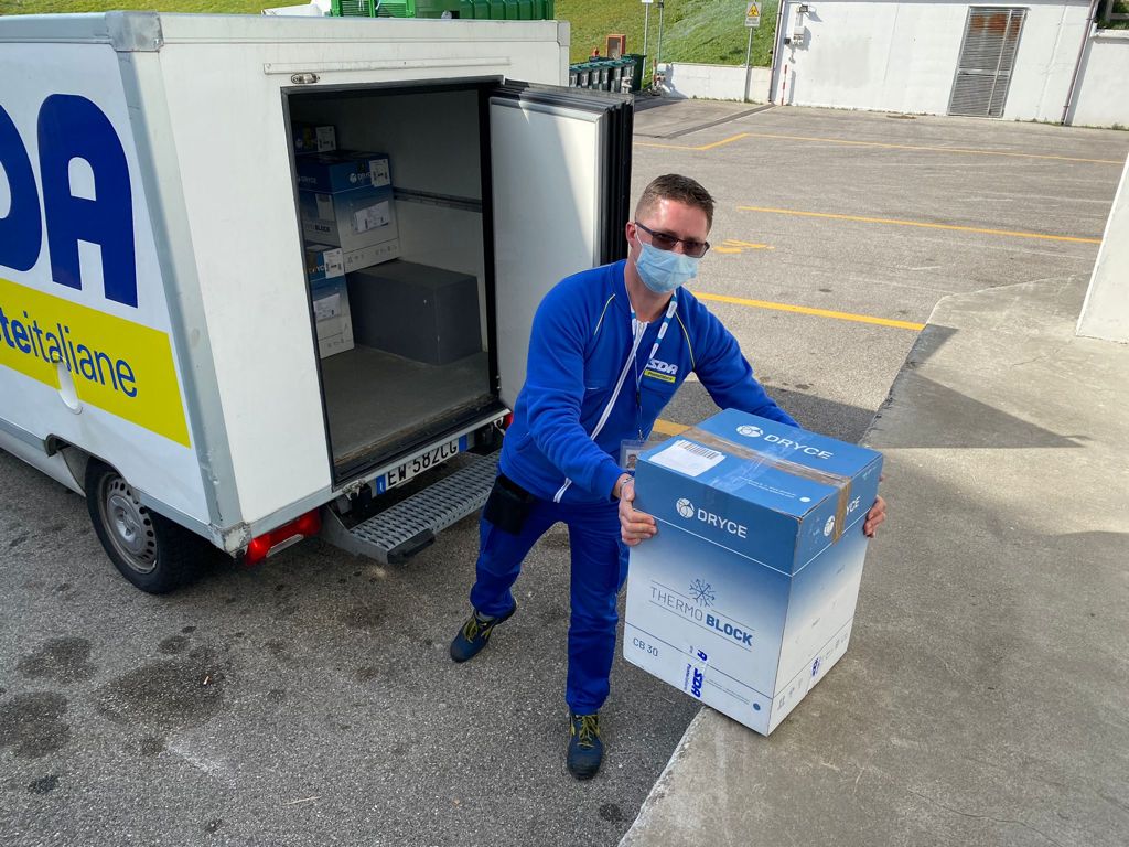 Poste Italiane ha consegnato i vaccini Moderna in provincia di Venezia