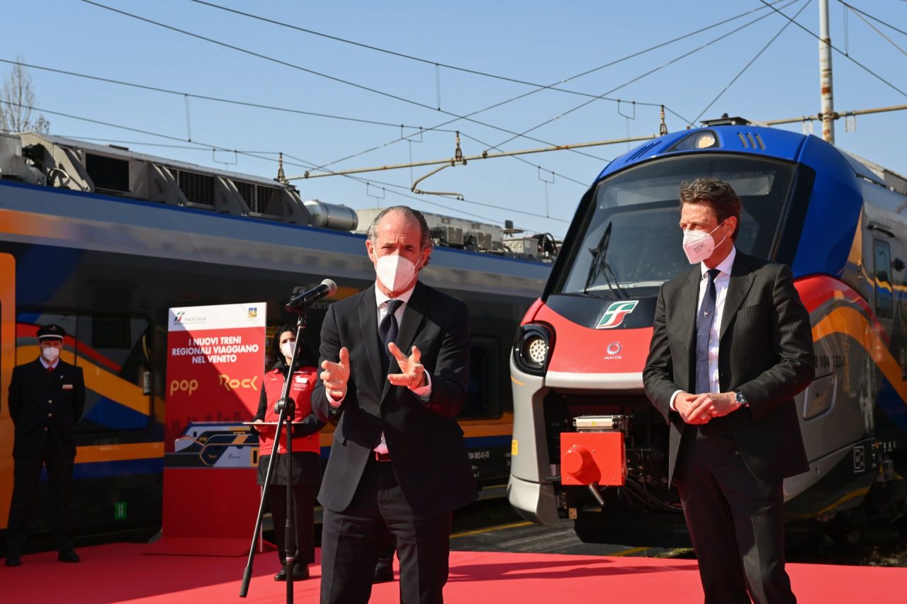 Flotta regionale treni rinnovata, Zaia: “Siamo ai livelli del Giappone”
