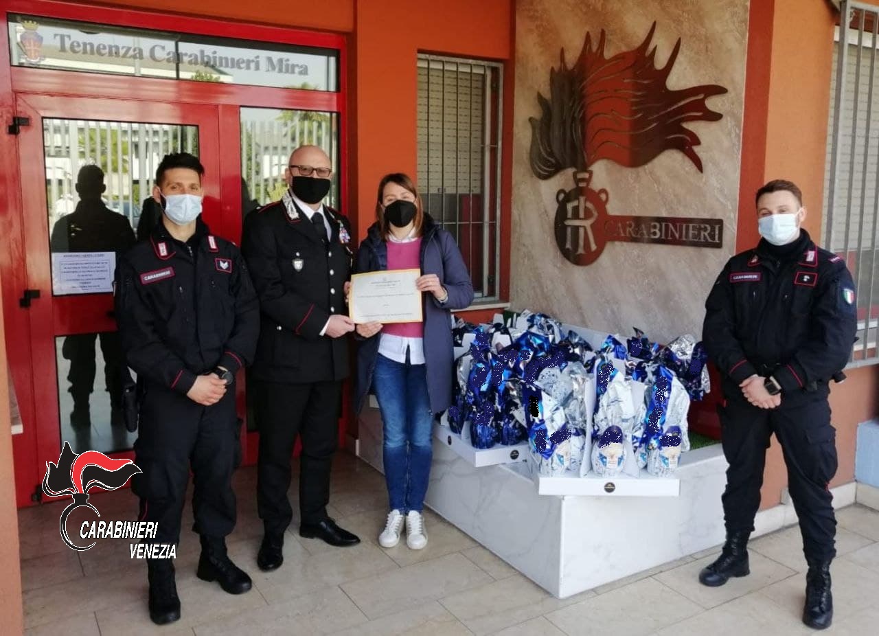 Generoso cittadino di Mira dona uova di Pasqua ai pazienti dell’hospice oncologico