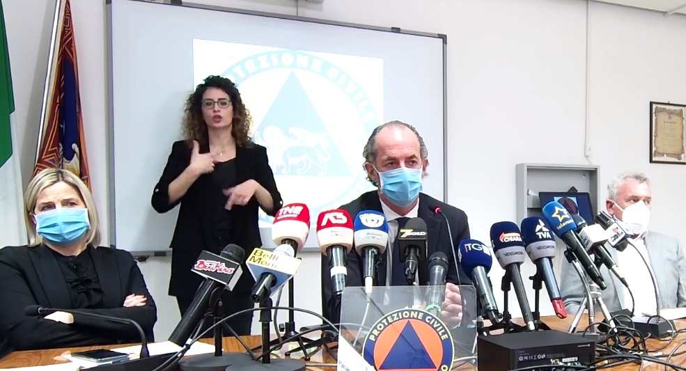 Covid, Zaia: “Boom di nuovi ricoverati, riattiviamo i Covid Hospital” | +1.901 positivi | Dati 16 marzo 2021