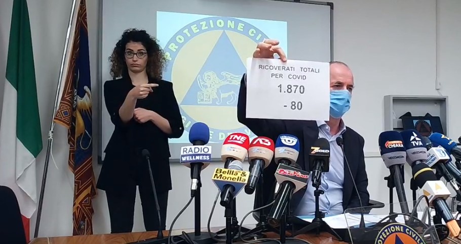 Covid, Zaia: “Il 5 per cento degli over 80 ha rifiutato il vaccino” | +906 positivi | Dati 16 aprile 2021