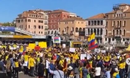Sangue e proteste in Colombia, la comunità residente a Venezia in piazza per sensibilizzare