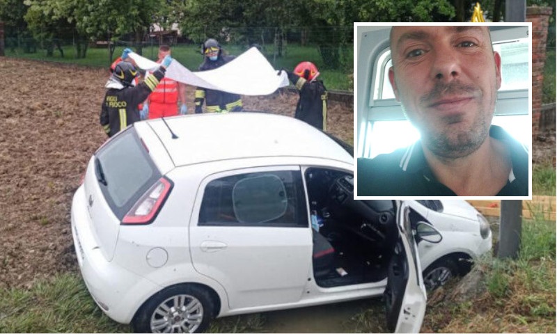 Malore al volante, perde il controllo dell’auto e finisce fuori strada: la vittima è Andrea Caveagna