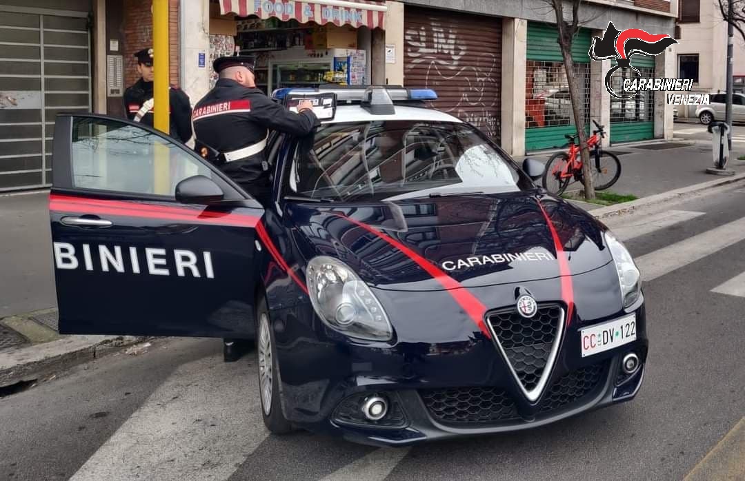 Pensionato e spacciatore arrestato in quartiere Piave a Mestre