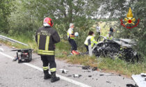 Noventa di Piave, tremendo scontro tra auto e camion: un ferito grave estratto dalle lamiere