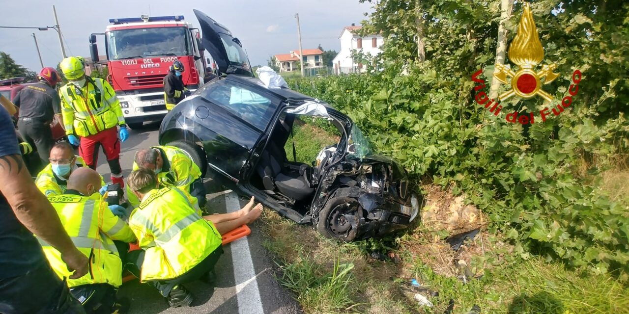 Incidente a Pianiga, una persona ricoverata in codice rosso