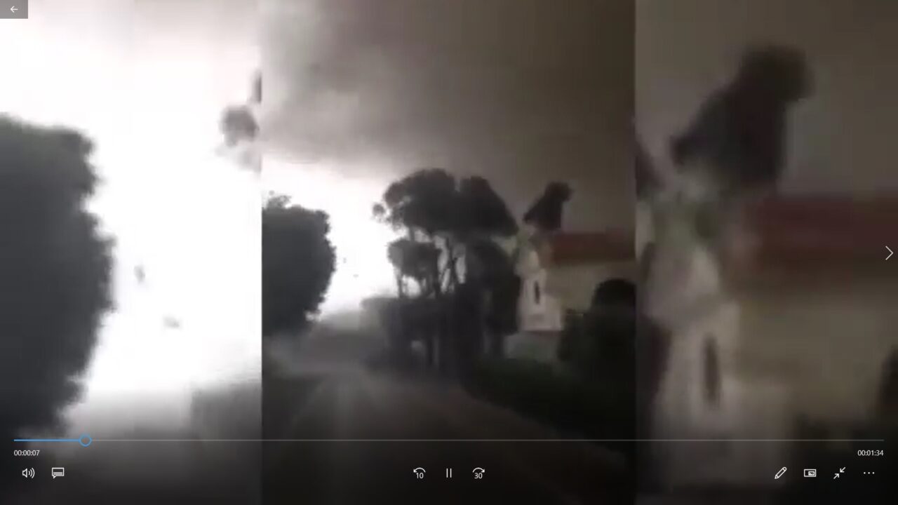 Il video del tornado a Dolo, Mira e lungo la Riviera del Brenta: venti a 300 km/h