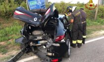 Le foto dell'incidente tra due auto a Jesolo: sei feriti tra cui un pedone