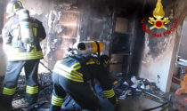 Spaventoso incendio all'interno di un'abitazione a Portogruaro