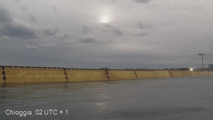 Alta marea, previsti 110 centimetri alle 12.15: Mose in azione