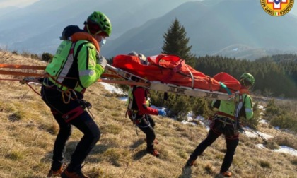 Escursionista 71enne di Mestre scivola mentre scende dal Monte Novegno