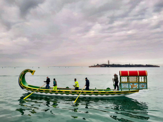 Le foto e il video del varo della straordinaria Bissona Bizantina