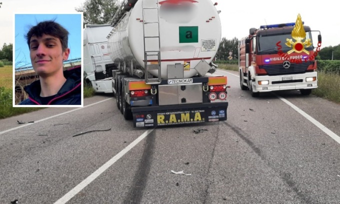 Morto otto mesi dopo l’incidente il 19enne Davide Spinacè