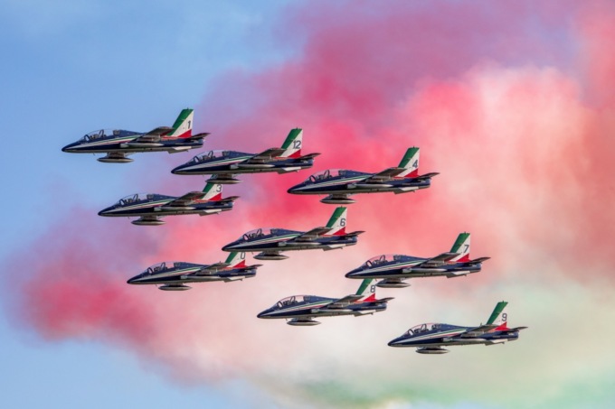 Le Frecce Tricolori conquistano Jesolo: in 500mila con il naso all’insù
