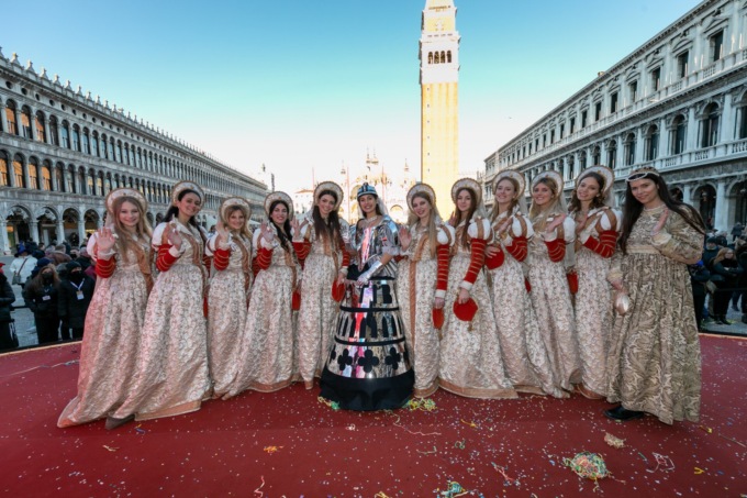 Carnevale di Venezia: sabato 11 febbraio prima uscita ufficiale per le 12 Marie